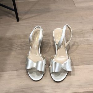 Kate Spade Ivory bow heels